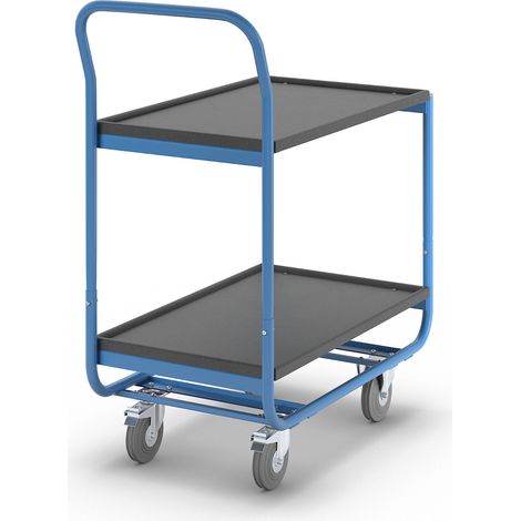 eurokraft pro, Chariot à plateaux, force 150 kg, plateaux à (1/5)