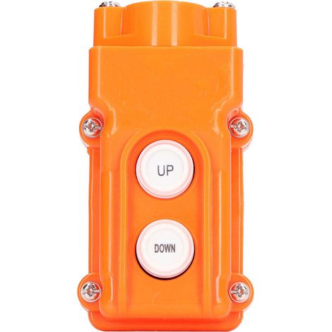 Interrupteur à bouton-poussoir de grue, poste de commande de suspension en plastique, interrupteur de levage haut/bas avec manchon de connexion, 220 V/500 V. (1/5)