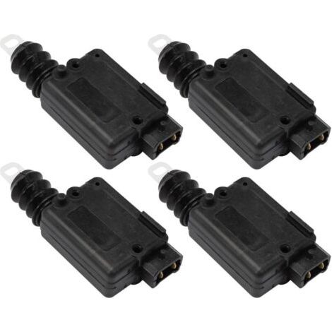 4 × Moteur Centralisation de Porte ou Coffre pour Clio 2 Duster Logan Sandero, Actionneur de Verrouillage Central pour Megane Scénic Trafic Twingo Espace Kangoo Master 2 7701039565 (1/5)