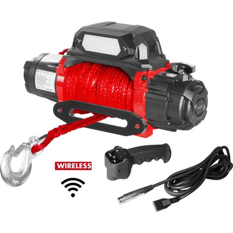 Mw Tools – Treuil électrique 24V 5443kg câble synthétique 26m – Télécommande sans fil – Étanchéité IP68 – SEL550024SR