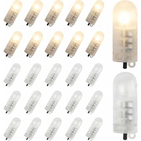 30 luci LED a forma di palloncino - Bianco caldo - Decorazione per feste (1/5)