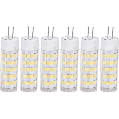 Jeffergarden 6 pièces G4 ampoule 3 couleur de lumière 220 V petite ampoule de plafonnier ampoule murale pour la maison OfficeG4 7 W 64 LED (1/5)