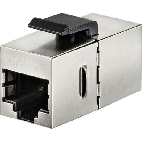 RJ45 réseau informatique Adaptateur CAT 6a [1x RJ45 femelle 8P8C - 1x RJ45 femelle 8P8C] A834642 (1/3)