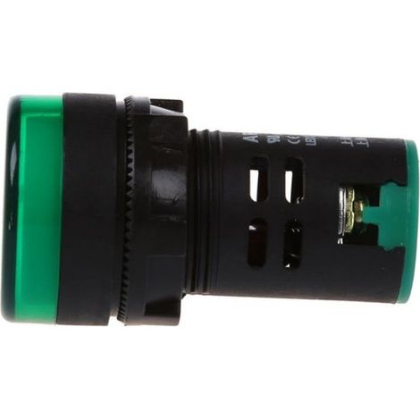 Lampe verte jaune rouge 22mm indication panneau pilote LED AC220V 6 pieces vert rouge jaune (1/5)