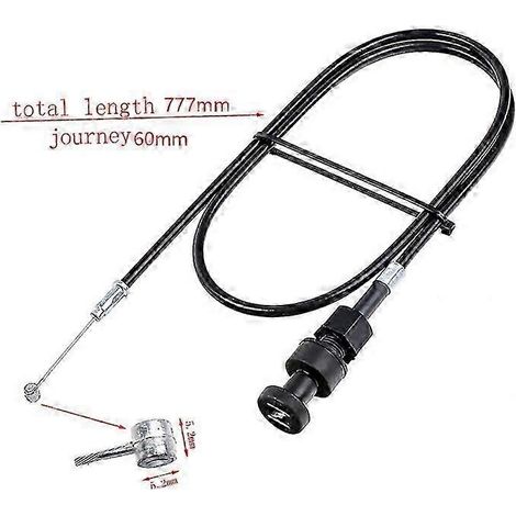 Câble de starter de carburateur PW80 de 950 mm, câble d'accélérateur à pousser/tirer pour moto Yamaha Pit Dirt et motocross (1/5)