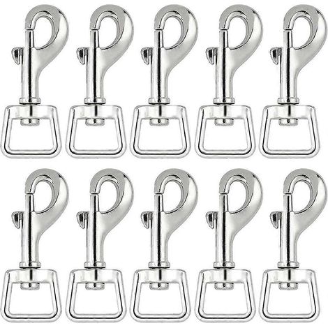 20 pièces Snap Hooks pour chien laisse collier Linking, renforcé Swivel (1/5)
