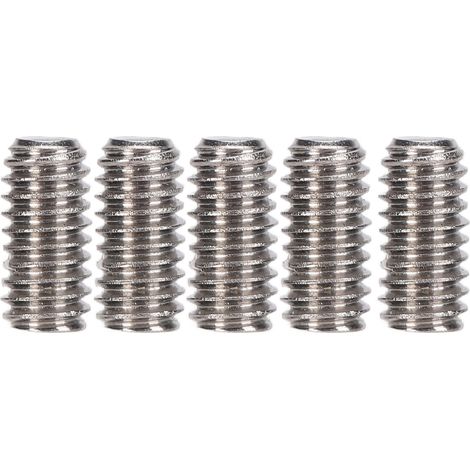 50-teiliges Sortiment an Gewindestiften A2-70 aus Edelstahl, M2,5 x 5 (1/5)