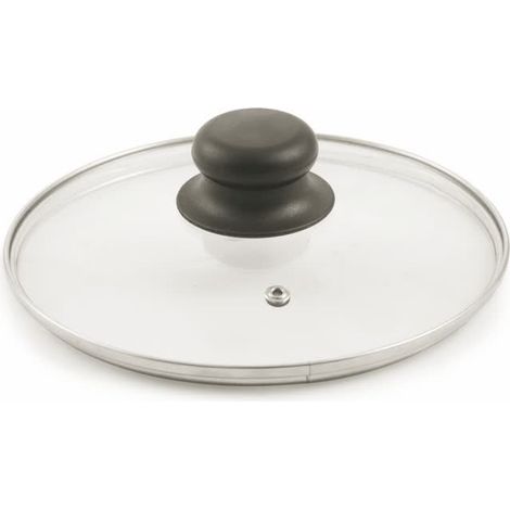 COPERCHIO 18 CM IN VETRO CON POMELLO (1/2)