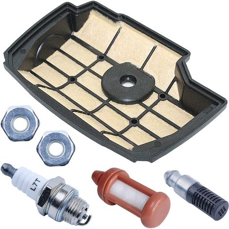 Kit de réglage filtre à air, barre, écrou et bougie, pour tronçonneuse Stihl Ms201, Ms201T, Ms201Tc M-Tronic, 11451401900 (1/5)