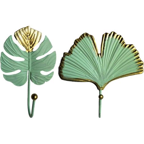 muraux sans clous KICHOUSE lot de 2 verts pour vêtements et (1/5)