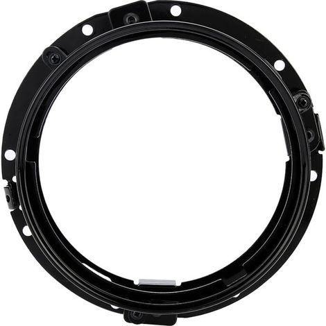 Inch Car Headlight Mounting Bracket Round Ring for Jeep Wrangler (Black) MUMU