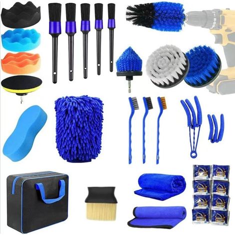 Ensemble de brosses de nettoyage de voiture de 32 pièces (1/5)