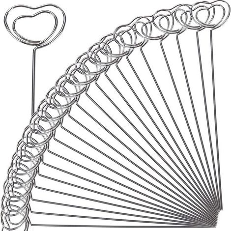 Portafoto Dailygoods, set da 30 porta segnaposto in metallo (1/5)