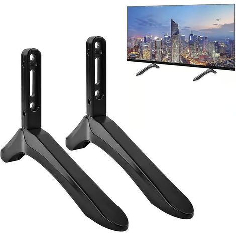 Support universel pour téléviseur, pied pour téléviseur à écran plat LCD/LED TCL de 32 à 65 pouces, pièce détachée : support de base avec vis (1/4)