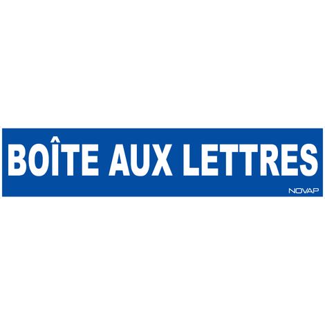 Panneau Boite aux lettres - Rigide 330x75mm - 4120096