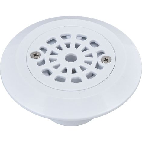 Coperchio di scarico principale per piscina in plastica bianca – uscita dell'acqua – accesso all'acqua di falda – sorgenti termali e spa