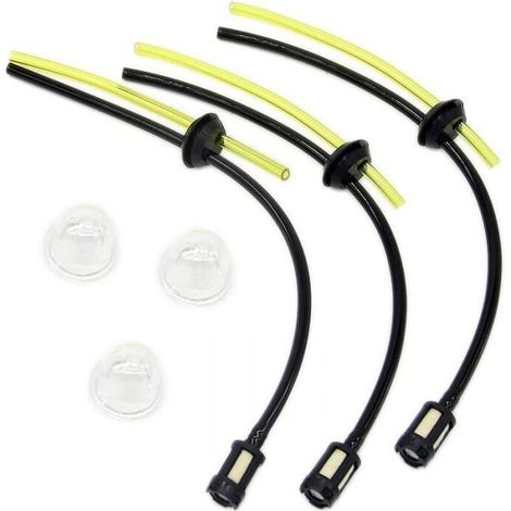 Universelles Kraftstofffilterset, Kraftstoffschlauchdichtung für Freischneider, Rasenmäher, Trimmer, Heckenschere, Astschere