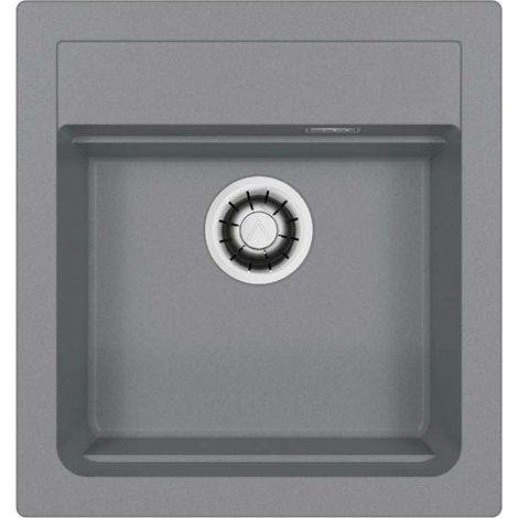 Alveus Atrox - Evier en granit 47x50 cm, Quick-Close, stone 1149195 (1/2)