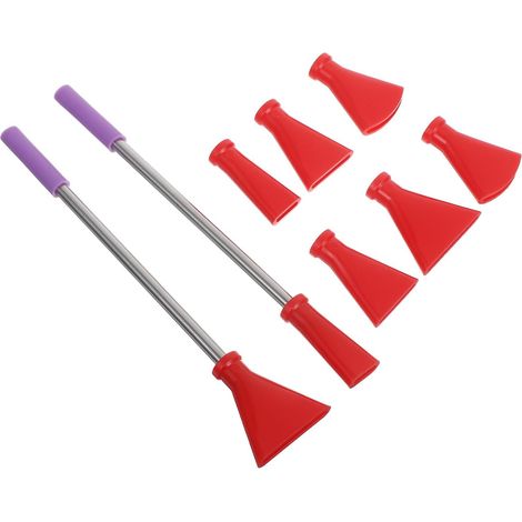 Kit d'Accessoires pour Peinture Acrylique Fluide Buses de Soufflage en Acier Inoxydable et Pailles, Contrôle Précis des Fluides, Polyvalent et Facile d'Utilisation, pour Artistes