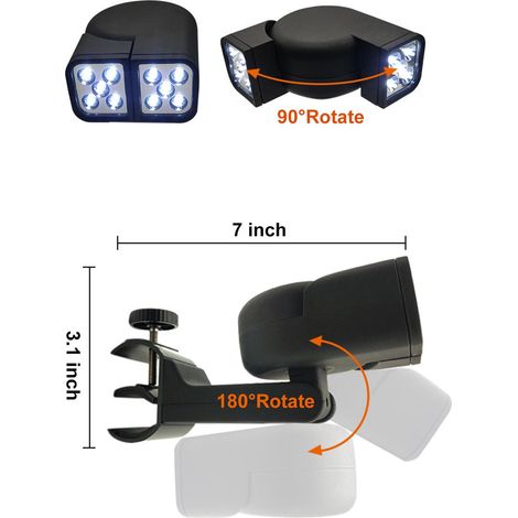 Lampe LED Étanche pour Barbecue Extérieur, Lumière Flexible pour Jardin et Terrasse (1/5)