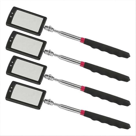 Miroir d'inspection télescopique avec éclairage, pratique pour la réparation automobile (1/5)