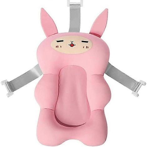 Coussin de bain doux et antidérapant à séchage rapide et au design ergonomique, pour siège de bain flottant pour nouveau-né (1/4)