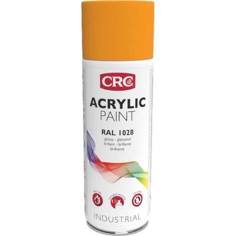 CRC Farblack Acrylic Paint melonengelb, Inhalt: 400ml 6 Stk