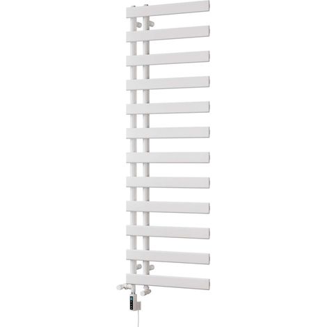 Agar - White Dual Fuel Towel Rail H1564mm x W500mm Thermostatic WIFI (1/3)