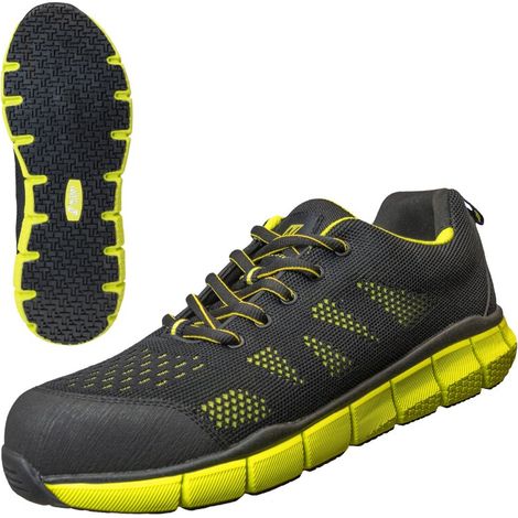 Sicherheitsschuhe Sonic Step S1 7440 schwarz / lime Gr. 38 (1/2)