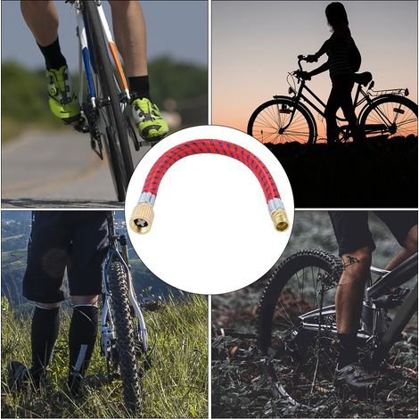 Pompe à Air Bicyclette avec Embout Métallique pour VTT et Vélo de Route