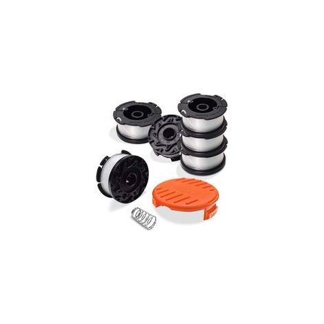 Bobine de rechange BLACK+DECKER pour tondeuse à gazon, bobine ⌀1,65 mm quantité de bobine : 30FT/9,144M 6+1+1 set