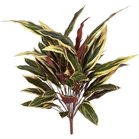 90cm Fire Retardant Caladium Bush with white edge x15w/49Lvs (1/2)