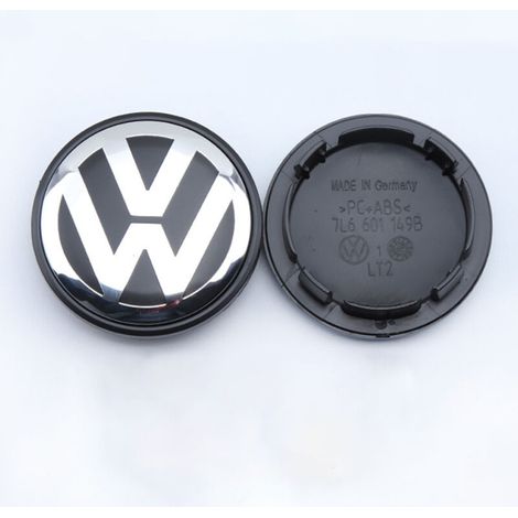 4-teiliges Set 70-mm-Radkappen für Volkswagen, Felgenkappen mit Logo, Autotuning-Zubehör (1/4)