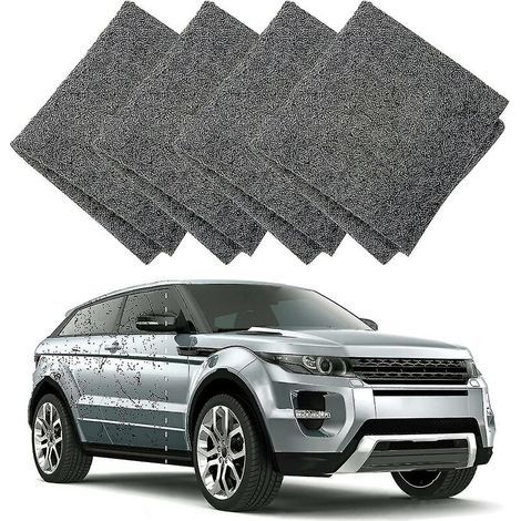 Lot de 4 chiffons nano sparkle pour enlever les rayures – Restaure la brillance de la peinture – Nettoyage facile et réutilisable (1/4)