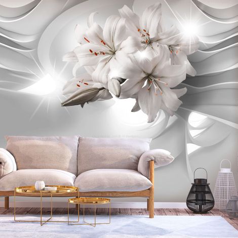 Fotomurale adesivo - Lilies in the Tunnel - 294x210 (1/4)