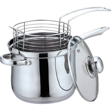 Cacerola + colador PARA freír kinghoff KH-4581 (1/2)