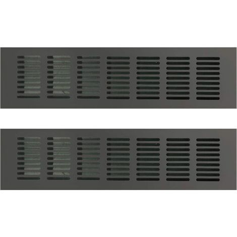 Grille de Ventilation Rectangulaire, Grille D\\'aration Rectangulaire, Grille D\\'aration, Grille Ventilation Rectangulaire, Grille d Aeration Rectangulaire pour une Ventilation Idale 80 300mm 2PCS (1/5)