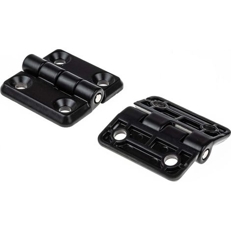 Charnière en Zinc moulé, 40mm x 40mm x 5mm ( Prix pour Paquet de 2 ) (1/4)