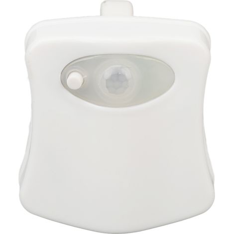 Lampe de Toilette LED à Capteur de Mouvement avec 8 Couleurs Changeantes pour Salle de Bain (1/5)