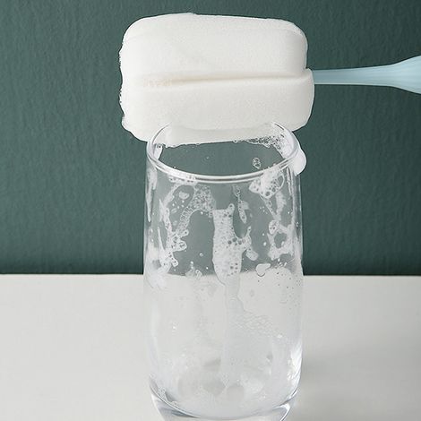 [Goupillon pour bouteilles] [Mano] [Multi-fonction] [Long manche et tête spongieuse] (1/5)