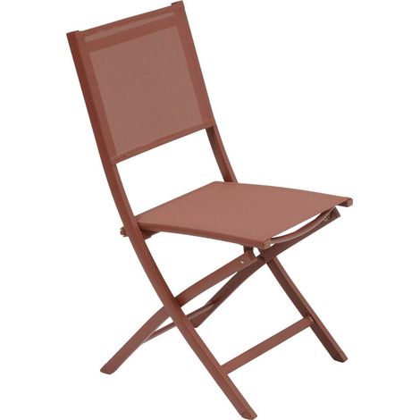 Set di 4 sedie da giardino essentia pieghevoli in mogano - Hespéride