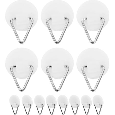 Lot de 50 crochets muraux décoratifs autocollants en PP et (1/5)