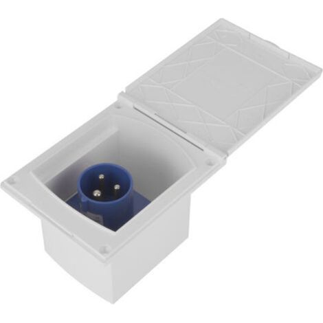 Wasserdichte 220–240-V-Steckdose (16 A) – Einfache Installation in Wohnmobilen und Anhängern – Komponenten aus reinem Kupfer für optimale Leitfähigkeit (1/4)