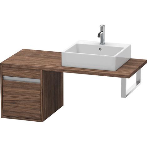 KETHO mobile consolle basso 480x400x550mm noce scuro