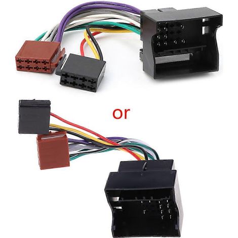 Adaptateur de connecteur de câblage ISO pour autoradio de voiture, compatible avec les modèles 207, 307 et 407.