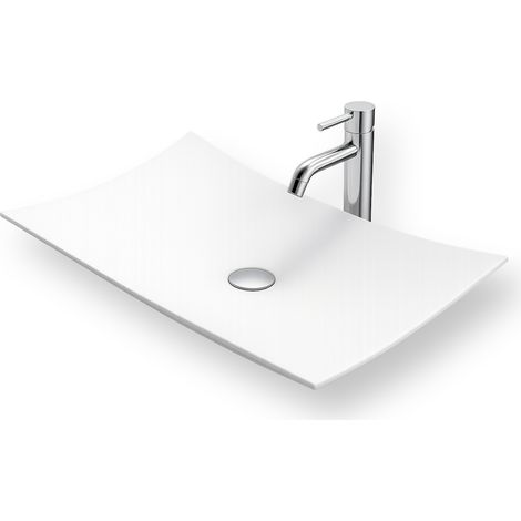 LEAF - LAVABO DE ENCIMERA RECTANGULAR - Lavabo