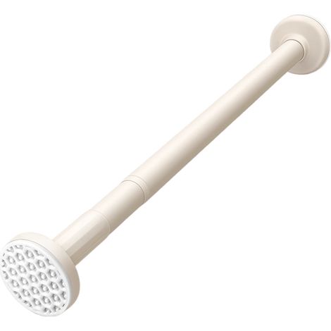 Tringle à linge rétractable sans perforation, tringle à rideau de douche, tringle à rideau, tringle de support, extensible jusqu'à 80 cm (1/5)