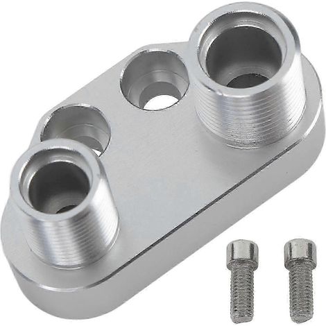 Adaptateur de compresseur de climatisation droit en aluminium usiné pour Sanden SD7B10 7176 (1/4)