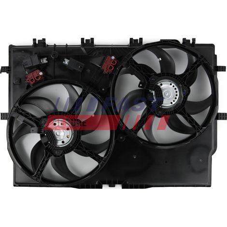 Ventilador de radiador rápido FT56194 con carcasa y resistencia.