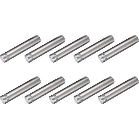 Panneau Enseigne Vis (12x60mm) 9pcs, Inox Acier Publicité Vis Verre Acrylique Clou - pour Photo Cadre Signe Affiche (1/5)